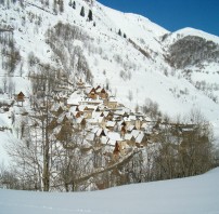 Bourg d'Oueil l'hiver